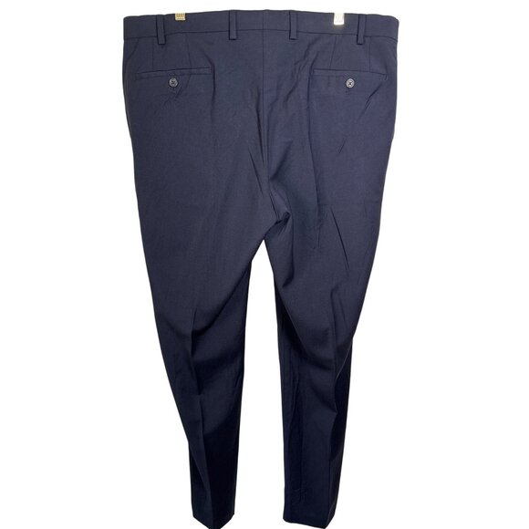 Lauren Ralph Lauren Mens Pant Size 38‎ X 32 High Performance Wool Stretch Navy - Picture 7 of 9